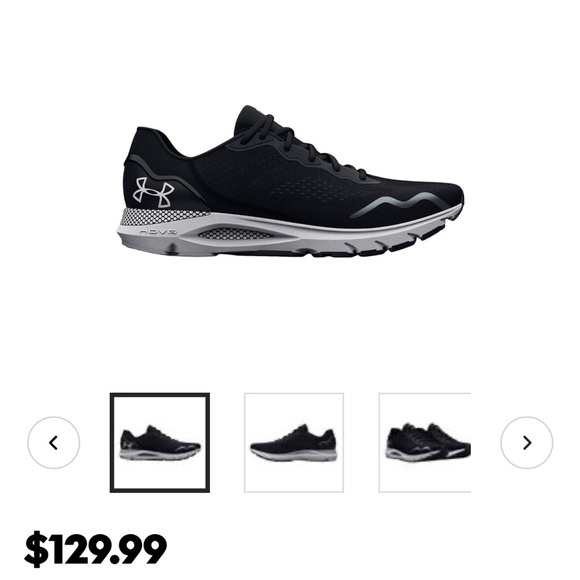 🆕 Under Armour Black and White Women’s Shoes. Size 7.5 - Picture 1 of 7